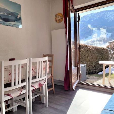 Charmant Studio + Jardin Vue Pistes Et Local Velo Praz-sur-Arly Exterior foto