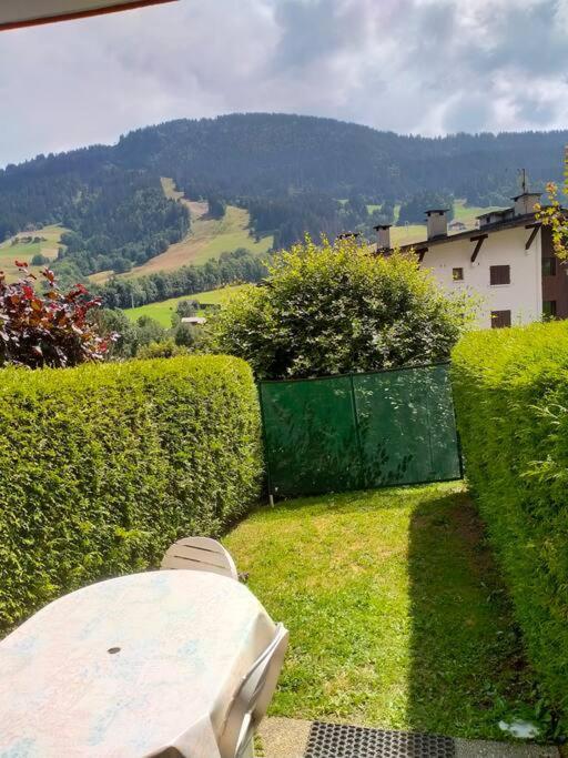Charmant Studio + Jardin Vue Pistes Et Local Velo Praz-sur-Arly Exterior foto